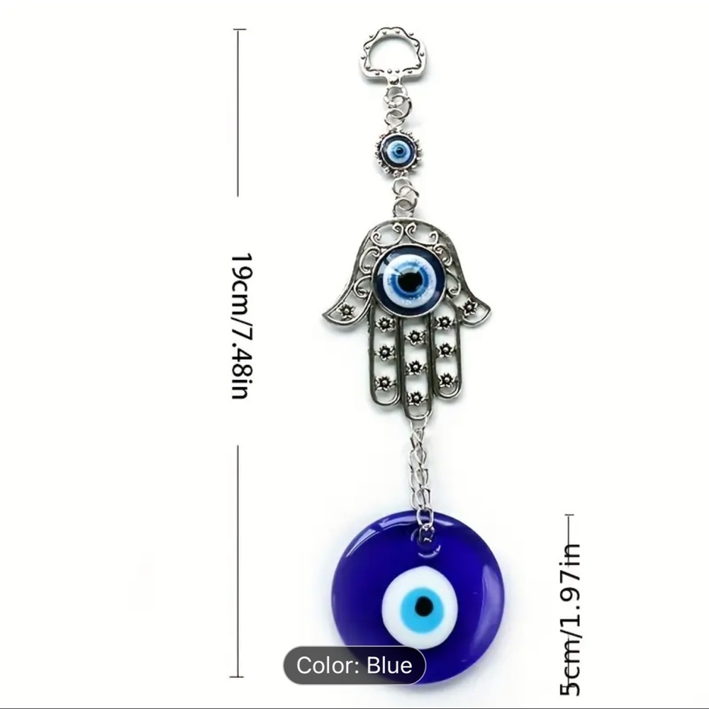 Hamsa evil eye wall hanging
